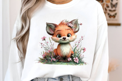 Whimsical Summer Fox Clipart Product Image 3