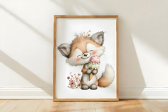 Whimsical Summer Fox Clipart Product Image 3