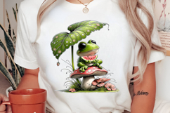 Whimsical Summer Frog Clipart Product Image 2