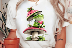 Whimsical Summer Frog Clipart Product Image 2