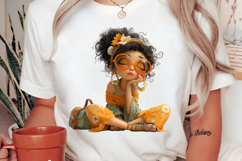 Whimsical Summer Girl Sublimation Product Image 2