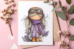 Whimsical summer girls clipart - Summer girls Png Product Image 2