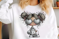 Whimsical summer girls clipart Product Image 3