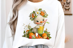 Summer Girls With Drinks Clipart Product Image 3
