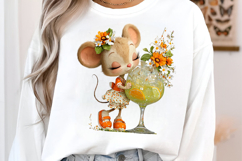Summer Girls With Drinks Clipart Product Image 3