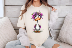 Whimsical Summer Goose Clipart Product Image 2