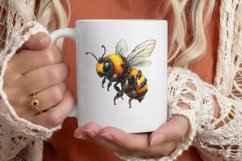 Whimsical Summer Honey Bees Clipart Product Image 3
