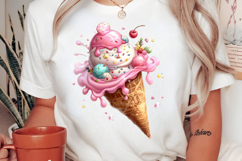 Whimsical Summer Ice Cream Clipart Product Image 2
