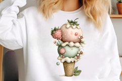 Whimsical Summer Ice Cream Clipart Product Image 2