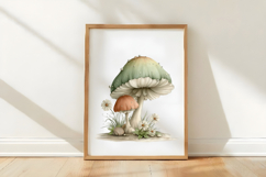 Whimsical Summer Mushroom Clipart Product Image 2