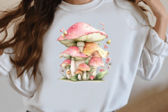 Whimsical Summer Mushroom clipart Product Image 3