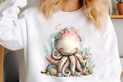 Whimsical summer octopus clipart Product Image 3