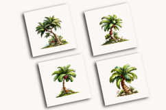 whimsical summer palm tree clipart Product Image 4