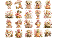 whimsical summer pineapple design Product Image 4
