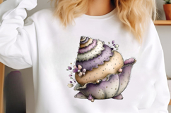 Whimsical Summer Seashell Png Product Image 2