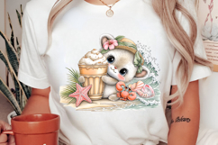 Whimsical Summer Seaside Animal Clipart Product Image 2