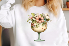 Whimsical Summer Spritz Cocktail Clipart Product Image 2