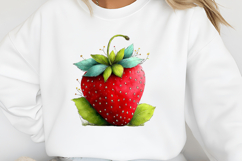 Whimsical Summer Strawberry Clipart Product Image 2