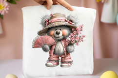 Whimsical Summer Teddy Bear Clipart Product Image 2