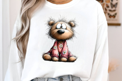 Whimsical Summer Teddy Bear Clipart Product Image 3