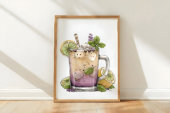 Whimsical Summer Tropical Drink Clipart Product Image 2