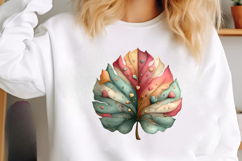 Whimsical Summer Tropical Leaf Clipart Product Image 2