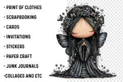Whimsical Summer Witch Clipart Product Image 2