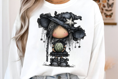 Whimsical Summer Witch Clipart Product Image 3