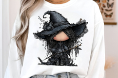 Whimsical Summer Witch Clipart Product Image 3