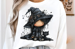 Whimsical Summer Witch Clipart Product Image 3