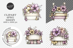 Whimsical Summer Wooden Sing Clipart Product Image 1