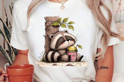 Whimsical Summer Woodland Animal Clipart Product Image 2