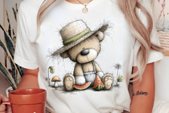 Whimsical Summer Woodland Animal Clipart Product Image 2