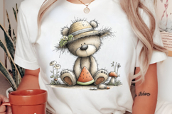 Whimsical Summer Woodland Animal Clipart Product Image 2