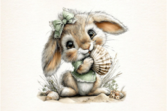 Whimsical Summer Woodland Animals Clipart Product Image 2
