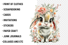 Whimsical Summer Woodland Animals PNG Product Image 2