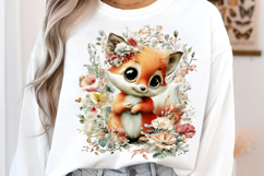 Whimsical Summer Woodland Animals PNG Product Image 3