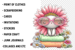 Whimsical Sunflower Summer Clipart Product Image 2