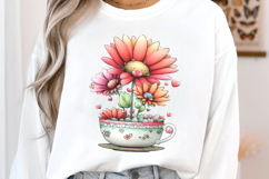 Whimsical Sunflower Summer Clipart Product Image 3
