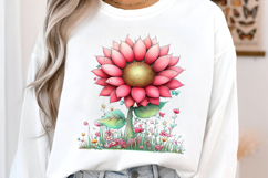 Whimsical Sunflower Summer Clipart Product Image 3
