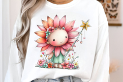 Whimsical Sunflower Summer Clipart Product Image 3