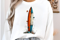 Whimsical Surfboard Summer Clipart Product Image 3