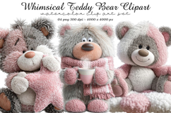 Whimsical Teddy Bear Clipart Product Image 1