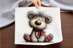 Whimsical Teddy Bear Clipart Sublimation Product Image 2