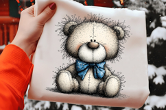 Whimsical Teddy Bear Clipart Sublimation Product Image 2