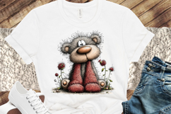 Whimsical Teddy Bear Clipart Sublimation Product Image 3