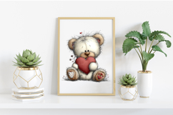 Whimsical Teddy Bear Clipart Bear Png Product Image 2