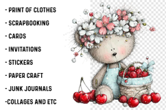 Whimsical Teddy Bear Fruit Clipart Product Image 2