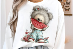 Whimsical Teddy Bear Fruit Clipart Product Image 3