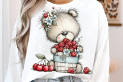 Whimsical Teddy Bear Fruit Clipart Product Image 3